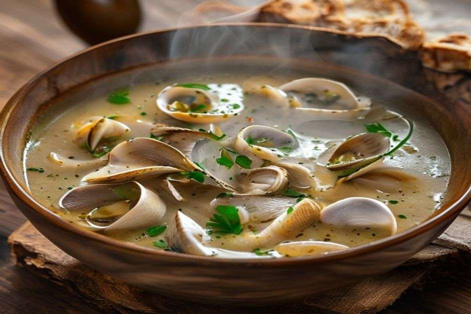 Soupe de palourdes Zuppa di vongole
