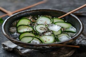soupe froide de concombre
