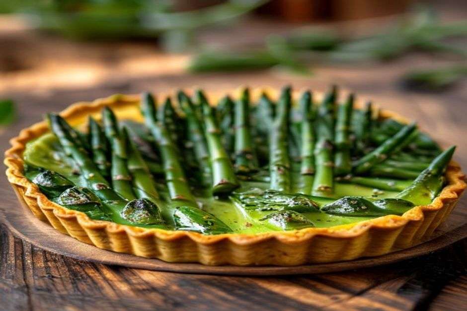 tarte aux asperges