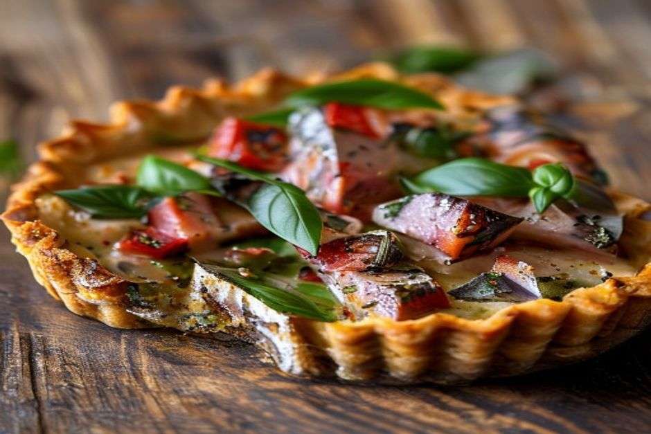 Tarte au thon basquaise