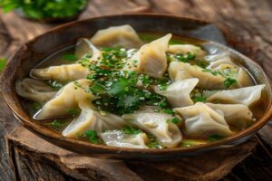 Photo de won tons traditionnels