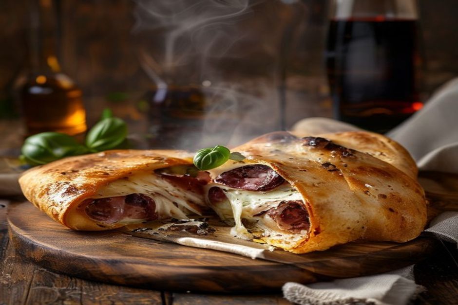 Calzone ricotta et provola de bufflonne
