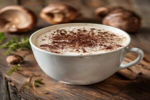 Cappuccino de champignons et son espuma