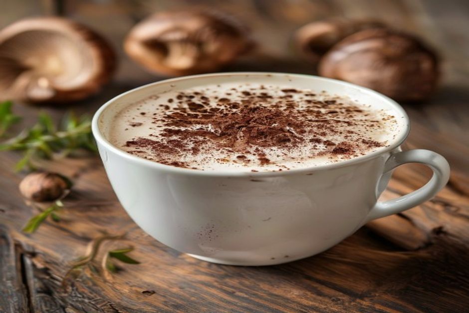 Cappuccino de champignons et son espuma