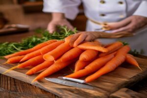 Carottes tournées