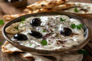 Caviar d'aubergines grillées au yaourt
