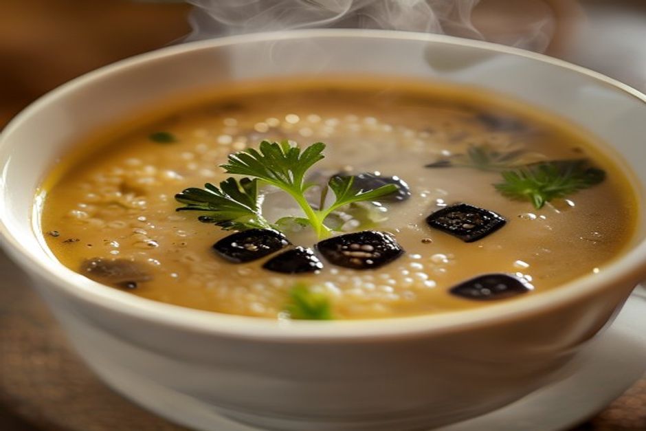 Consommé aux truffes Cendrillon