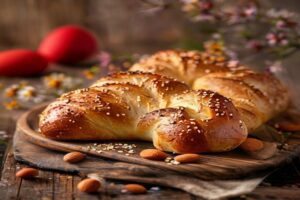 Tsoureki (brioche grecque)