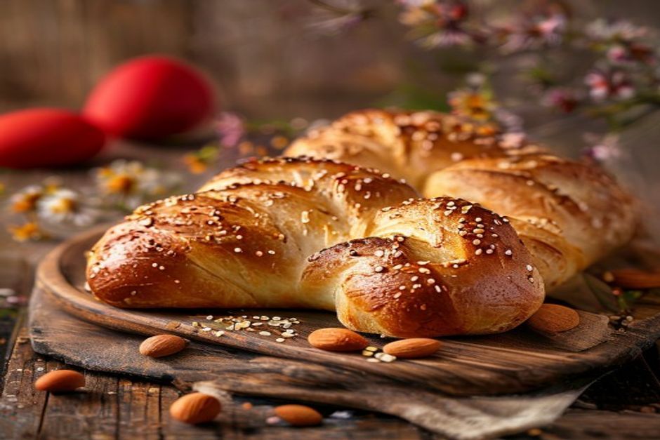 Tsoureki (brioche grecque)