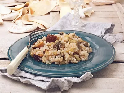 Recette de Risotto à l'aubergine maison traditionnelle