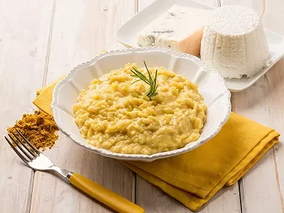 Recette de Risotto poulet curry maison traditionnelle